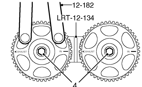Seal - front - inlet and exhaust camshaft – Remove and discard camshaft timing belt. See this section.