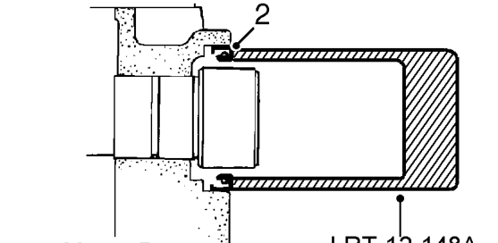 Seal - front - inlet and exhaust camshaft – Clean seal area of cylinder head and camshaft carrier, ensuring all traces of rubber are r