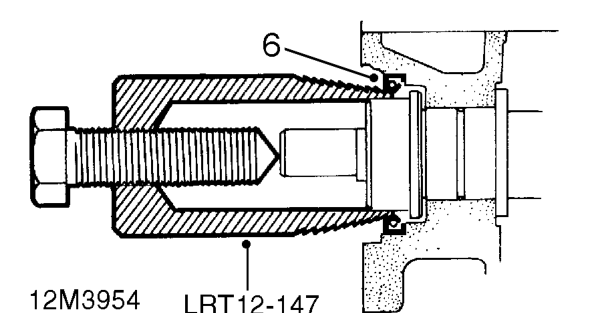 Seal - rear - inlet camshaft – Remove distributor cap, rotor arm and anti-flash shield. See ENGINE MANAGEMENT SYSTEM - ME