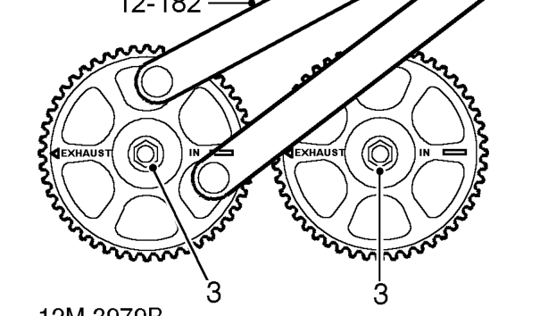 Housing - camshaft - reseal and renew oil seals – Remove camshaft timing belt. See this section.