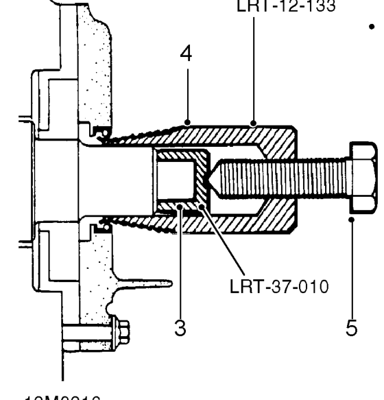 Seal - front - crankshaft – Remove crankshaft gear.