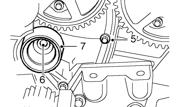 Engines fitted with manual timing belt tensioner – Drain cooling system. See COOLING SYSTEM, Adjustments.