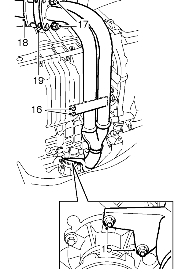 All engines – Remove camshaft timing belt rear cover.