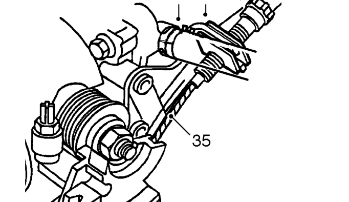 Depress plastic collar on feed pipe and release feed pipe from manifold.