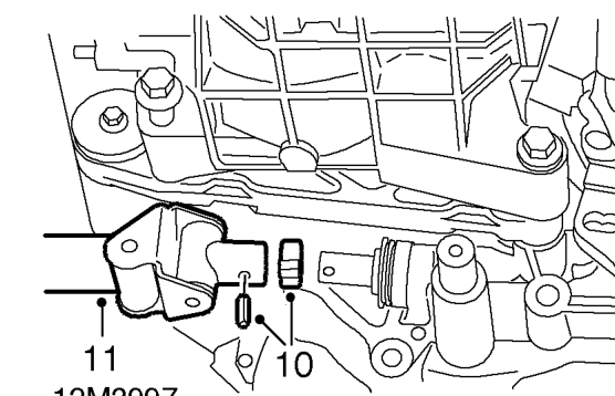 Engine assembly - remove/refit - ’k’ series – Remove 6 nuts and bolts securing propeller shaft to IRD unit, release propeller shaft and 