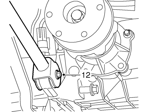 Engine assembly - remove/refit - ’k’ series – Release gear change rod from gear box.