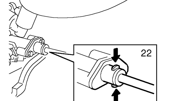 Remove ’C’ clip securing clutch slave cylinder, release cylinder and position aside.