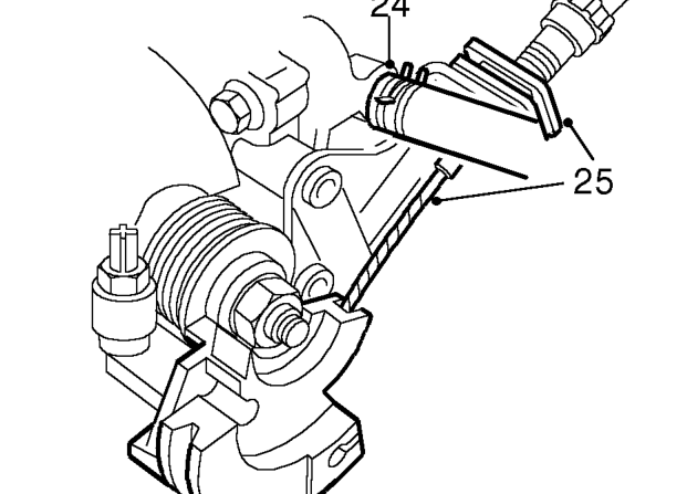 Disconnect vacuum pipe from manifold.