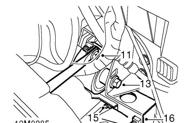 Move slave cylinder aside.