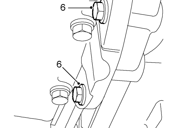 Oil sump - ’k’ series – Remove 6 bolts securing IRD lower support bracket and remove bracket.