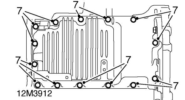 Oil sump - ’k’ series – Remove 2 bolts securing sump to gearbox.