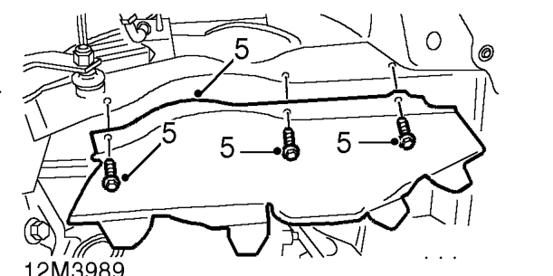 Remove - engines fitted with manual timing belt tensioner – Remove underbelly panel, See BODY, Repairs.
