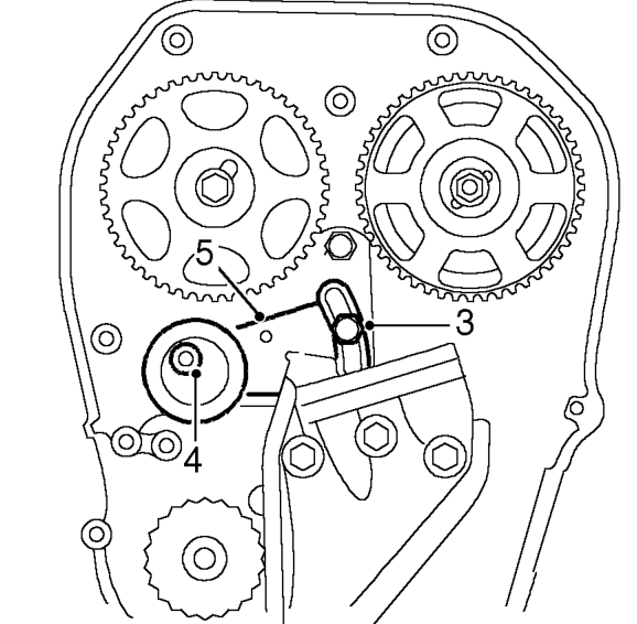 Manual tensioner - camshaft - timing belt – Remove and discard camshaft timing belt. See this section.