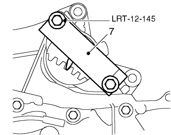 Cover - timing belt - front lower – Remove camshaft timing belt top cover and rubber seal.