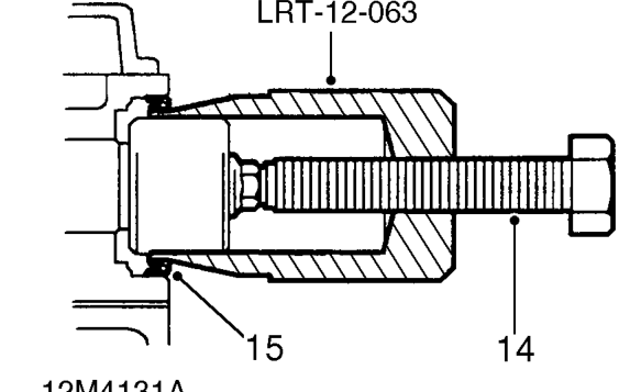 Fit but do not tighten the old FIP gear retaining bolt.