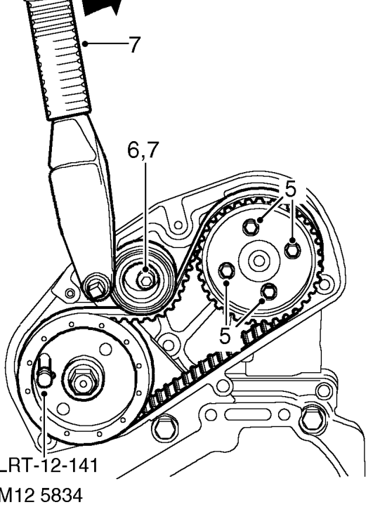 Remove FIP timing belt cover. See this section.