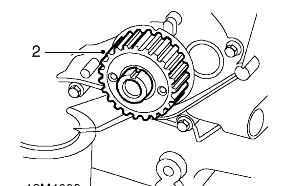 Seal - crankshaft - front – Remove camshaft timing belt. See this section.