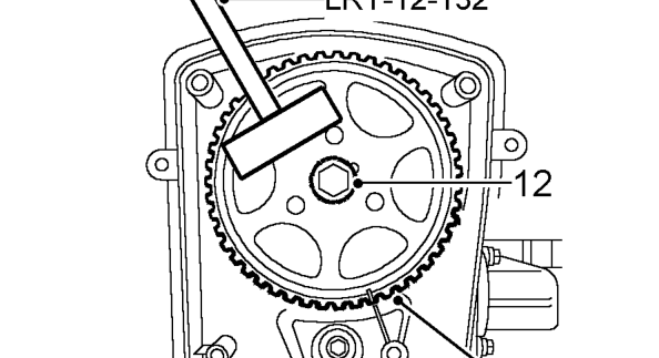 Gasket - cylinder head – Remove rear cover.