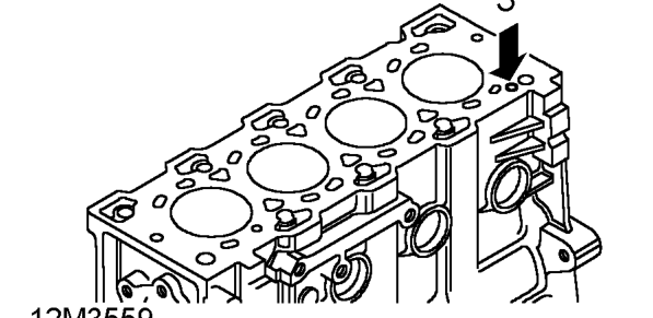Ensure oil and coolant passages are clean, clean dowels and dowel holes.