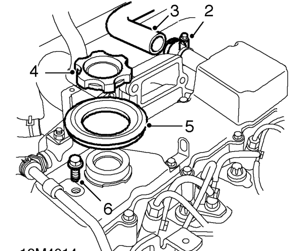 Gasket - camshaft cover – Remove plenum chamber. See ENGINE MANAGEMENT SYSTEM - EDC, Repairs.