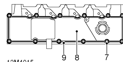 Gasket - camshaft cover – Remove bolt securing brake servo vacuum pipe to camshaft cover.