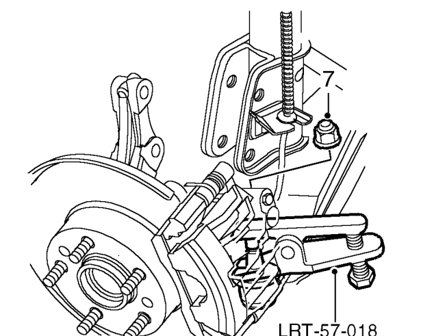 Engine and gearbox – Remove both front drive shafts. See DRIVE SHAFTS, Repairs.