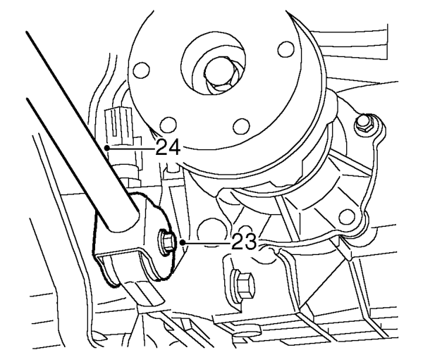 Release gear selector rod from gear box.