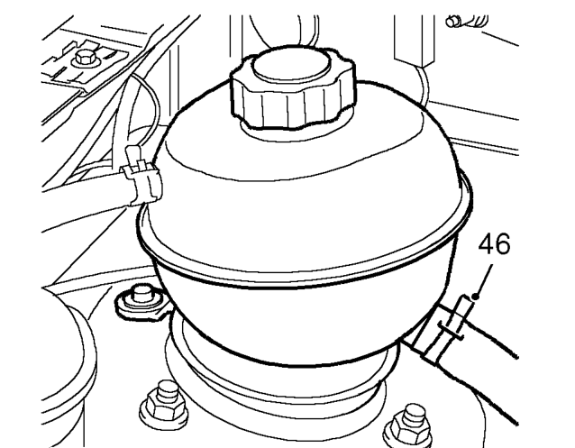 Release clip and disconnect 2 coolant hoses from heater matrix.