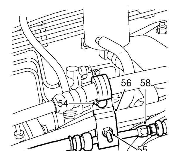 Remove clutch slave cylinder from bracket and position aside.