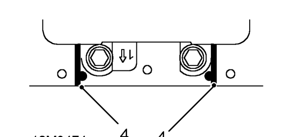 Remove all traces of sealant from rear oil seal housing, rear main bearing cap, cylinder b