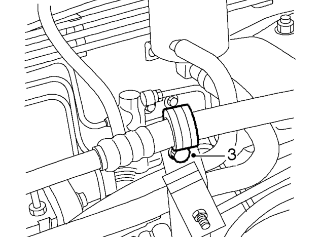Models with air conditioning. – Remove underbelly panel. See BODY, Exterior fittings.