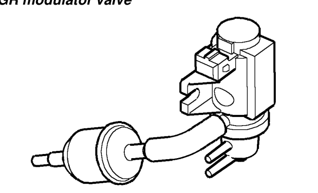 Egr modulator valve
