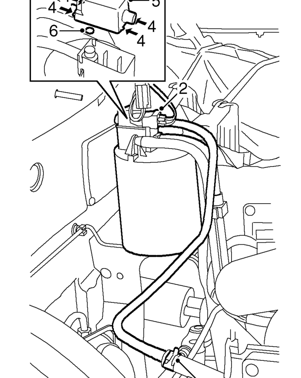 Purge control valve - evaporative emission canister - ’k’ series – Disconnect battery earth lead.