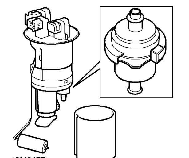 Fuel pressure regulator – The fuel pressure regulator is a mechanical device located in the tank unit with the fuel 