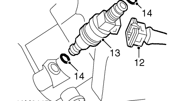 Remove the fuel rail complete with injectors and harness.
