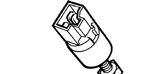 Brake pedal switch – If the TP sensor fails, the malfunction indicator lamp on the instrument panel is illumina