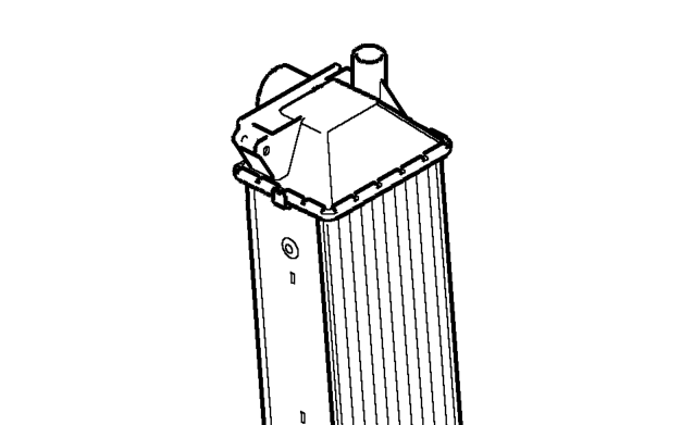 Intercooler – Two oil lines provide lubrication for the turbocharger. A small diameter pipe supplies oil