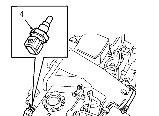 Sensor - intake air temperature (iat) – Remove engine acoustic cover. See ENGINE - ’L’ SERIES, Repairs.
