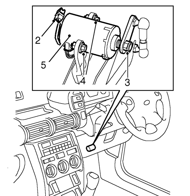 Throttle potentiometer - rhd – Remove passenger compartment fuse box. See ELECTRICAL, Repairs.