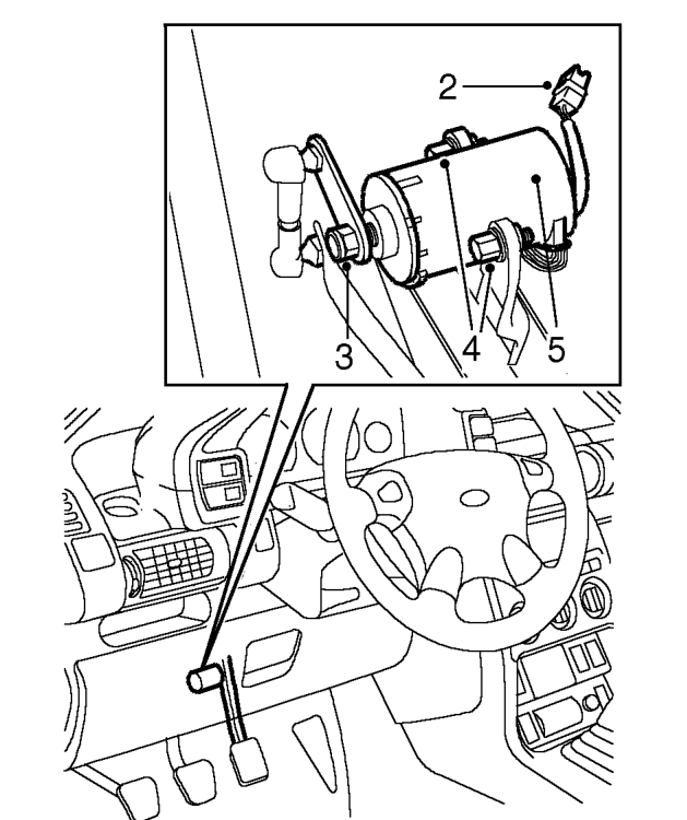 Throttle potentiometer - lhd – Remove fascia. See BODY, Repairs.