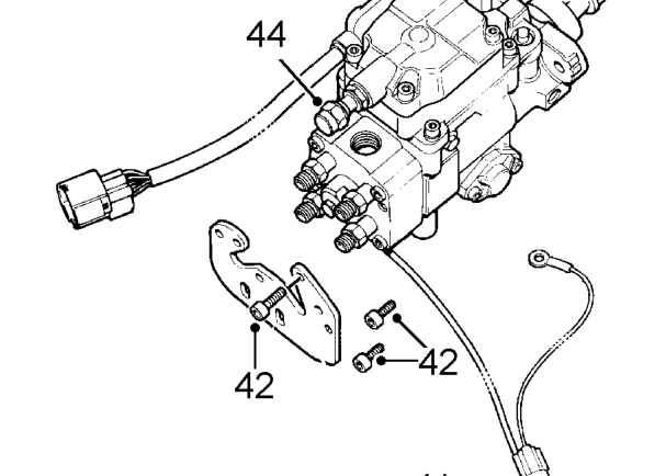 Collect solenoid plunger, spring and ’O’ ring.