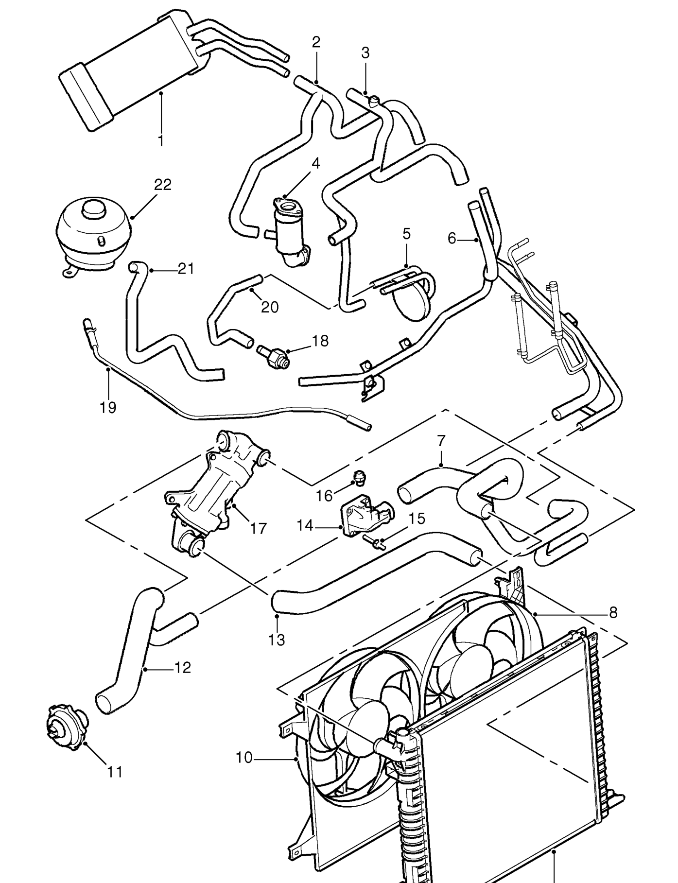 Cooling system components