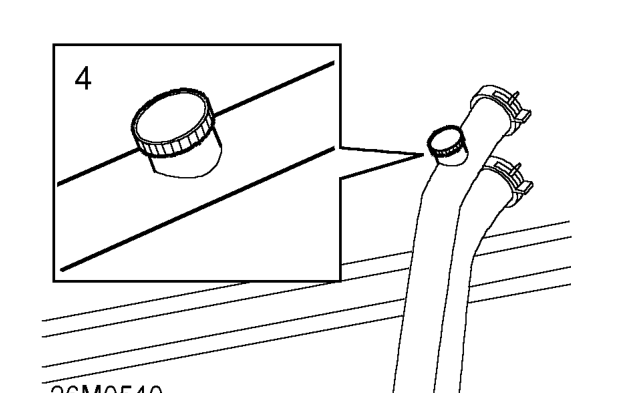 Drain. – Prepare coolant to required concentration. See INFORMATION, Capacities, fluids and lubrica