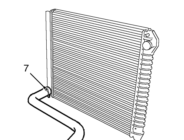 Radiator – Remove radiator.