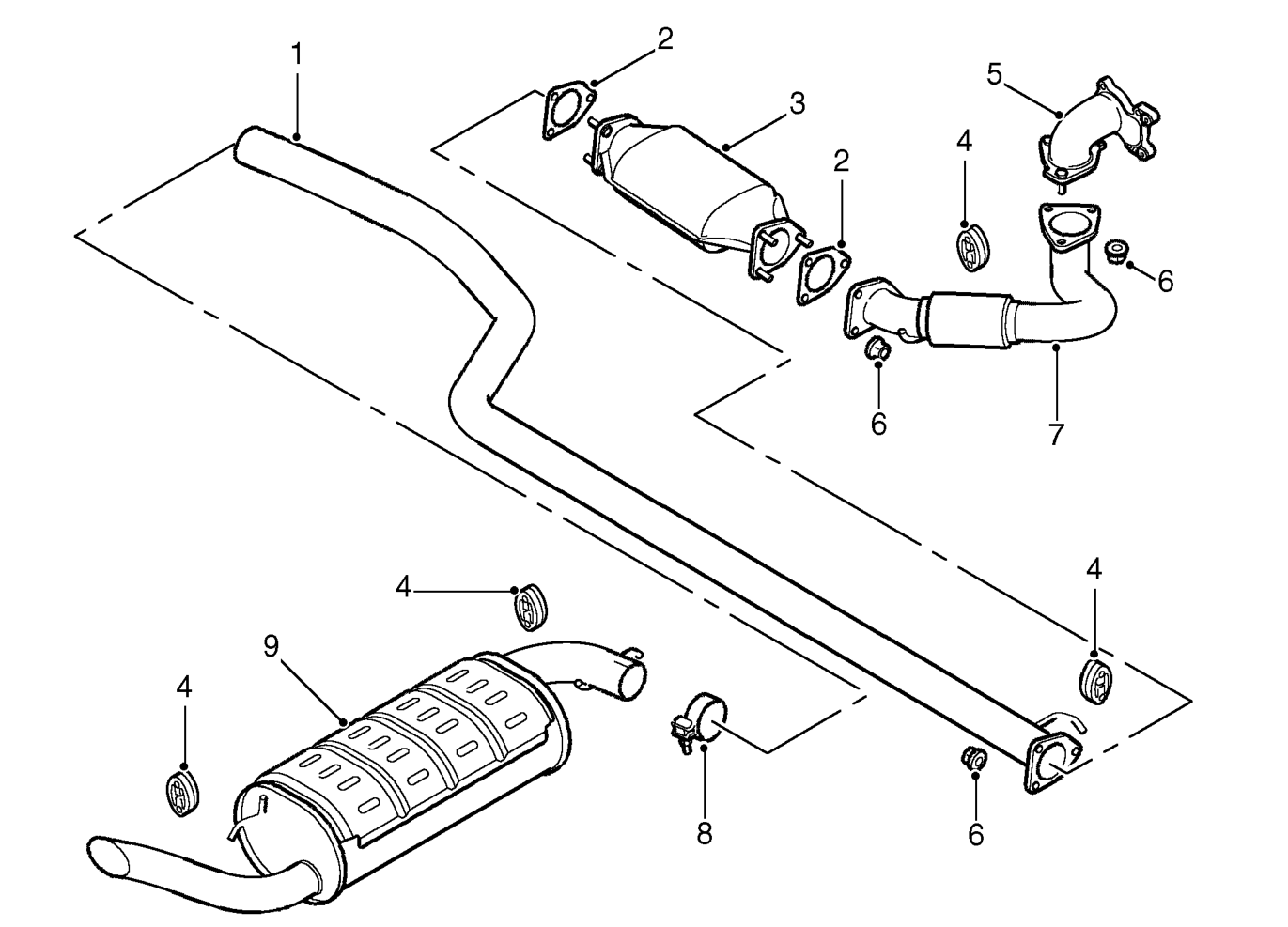 Exhaust system - ’l’ series