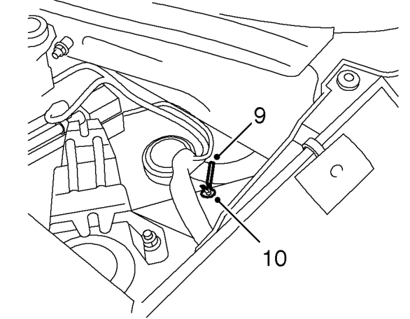 All models. – Remove ’C’ clip from slave cylinder and release cylinder from support bracket.