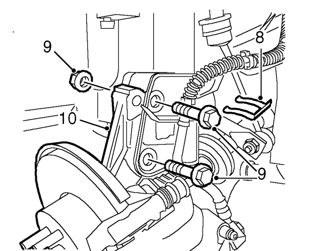 Gearbox - ’k’ series – Remove RH road wheel.