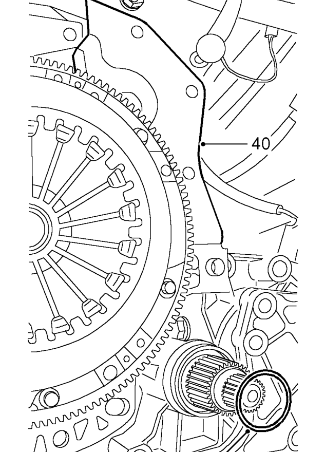 Remove gearbox from beneath vehicle.