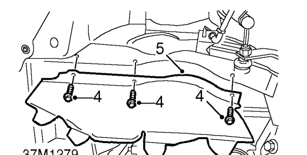 Gearbox - ’l’ series – Remove exhaust front pipe. See MANIFOLD &amp; EXHAUST SYSTEMS - ’L’ SERIES, Repairs.