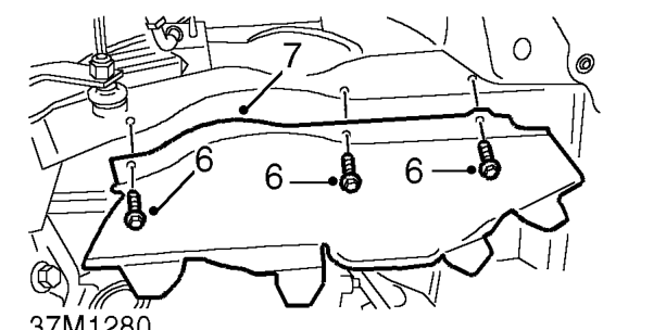 Gearbox - ’l’ series – Remove splash shield.